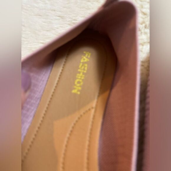 Amazon Pink Knit Ballet Flats size 42/10 - Picture 2 of 6